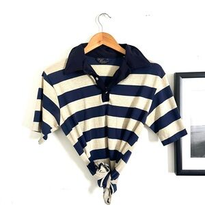 Vintage David Homscu Striped Polo